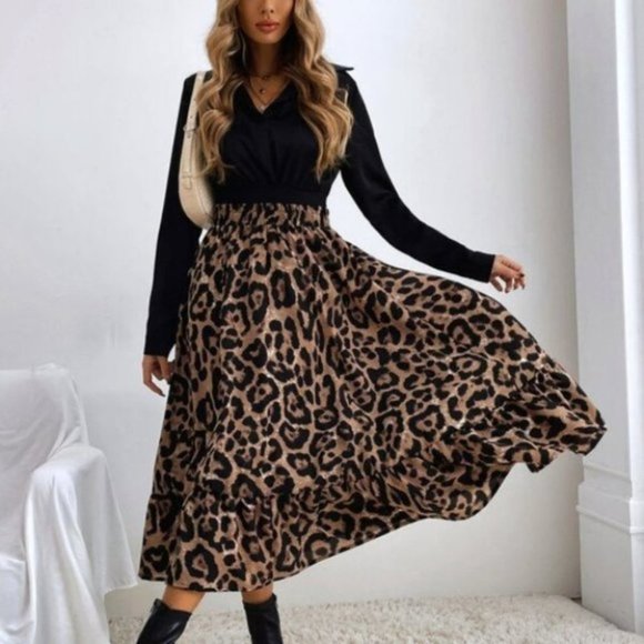 Contemporary Full Animal Print Skirt - Picture 4 of 5
